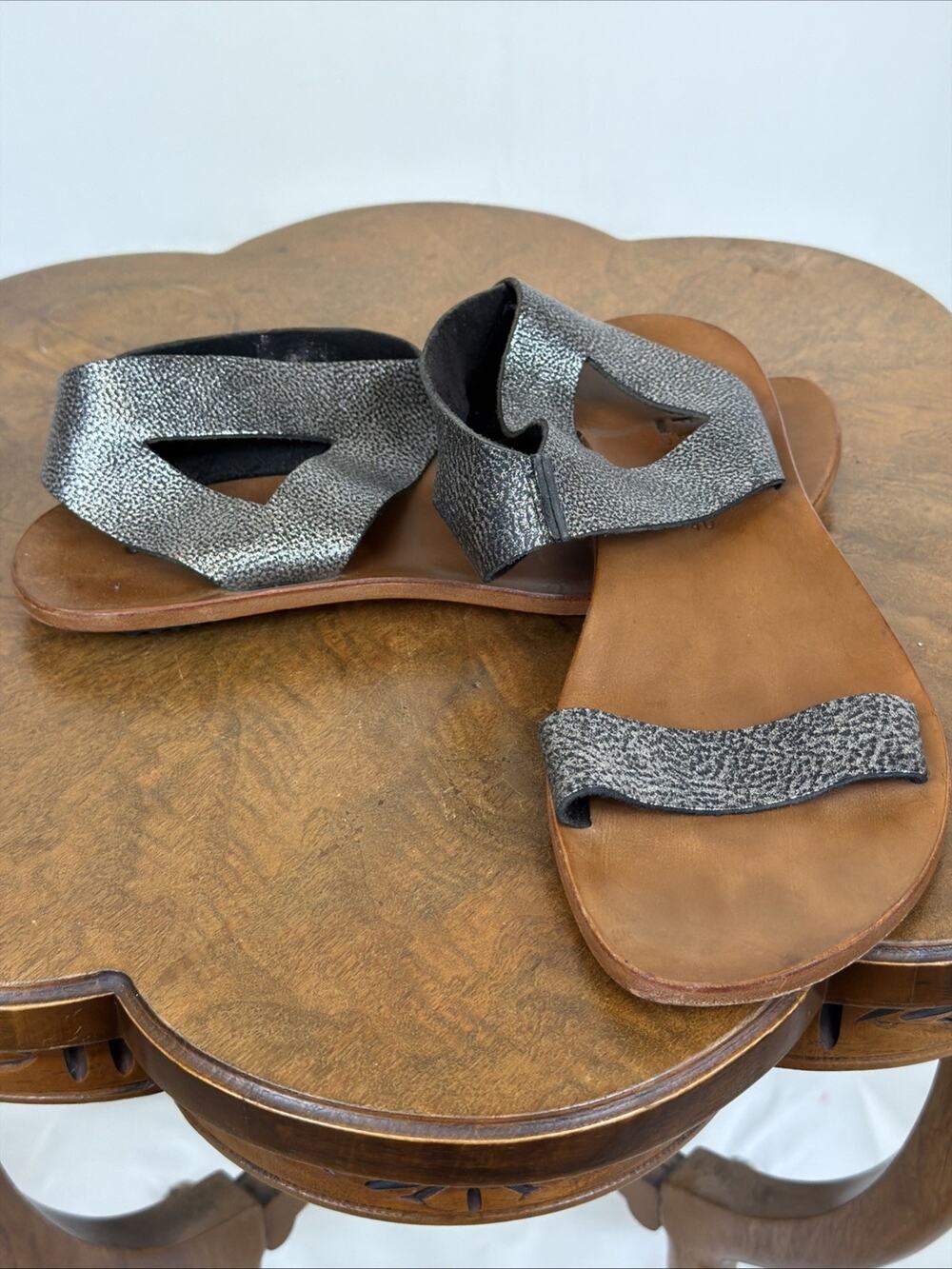 Cliff Dweller by CYDWOK Ankle Strap Leather Sandals #1540 Size 11 USA